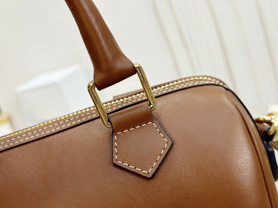 CELINE | Small Smooth Leather Boston Bag