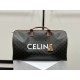 CELINE | Large Travel Bag with Floral and Logo Print  