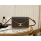 CELINE ENVELOPE Triomphe Leather Clutch  