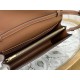 CELINE ENVELOPE Triomphe Leather Clutch  