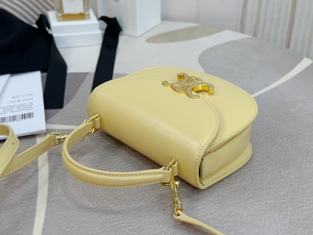 CELINE | Leather Mini Saddle Bag  