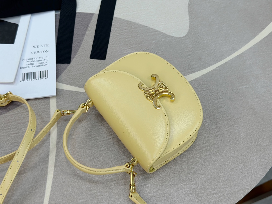 CELINE | Leather Mini Saddle Bag  