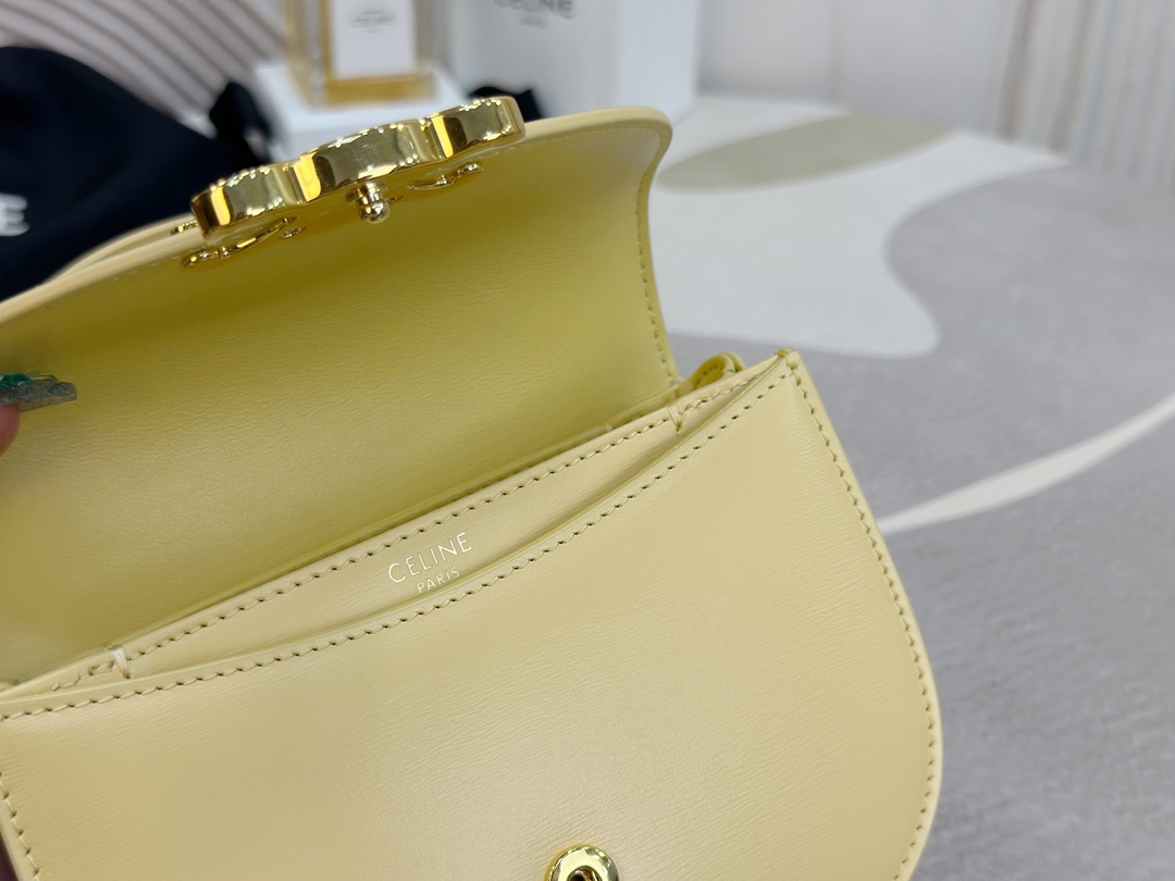 CELINE | Leather Mini Saddle Bag  