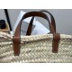 TEEN TRIOMPHE CELINE CLASSIC Palm Leaf Leather Tote Small  