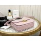 Celine Triomphe Pink Box Medium Series, Calfskin Leather, Lined with Small Sheepskin  