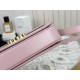 Celine Triomphe Pink Box Medium Series, Calfskin Leather, Lined with Small Sheepskin  