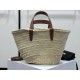 CELINE Teen Classic Palm Leaf Leather Tote Medium, Woven Handbag  