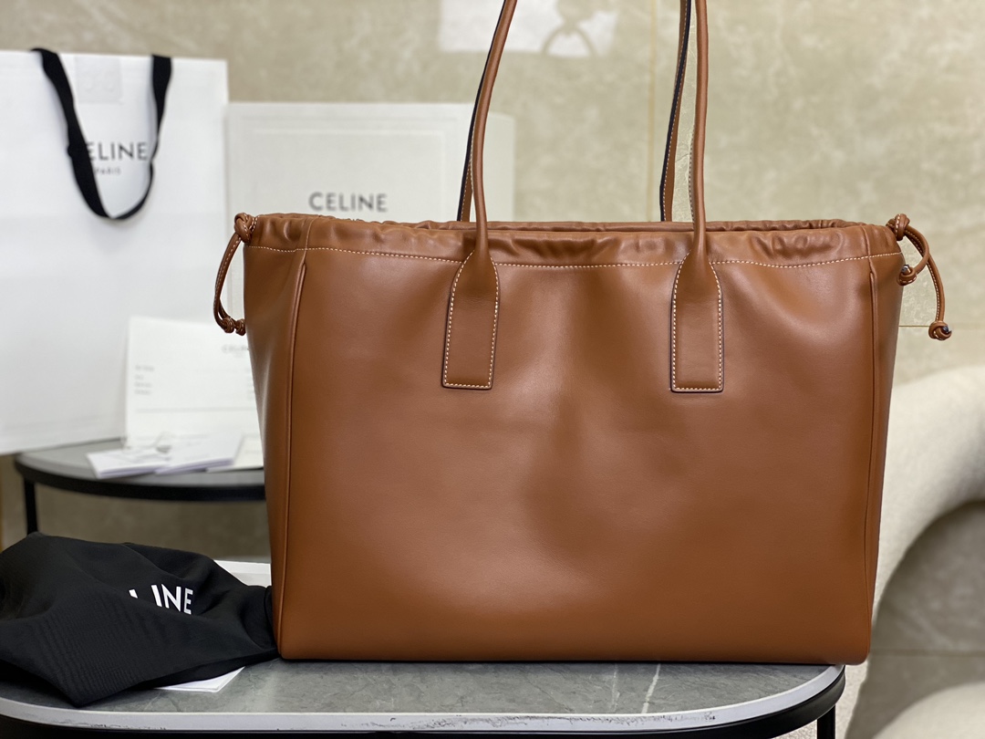 CELINE New Canvas Drawstring Bag  