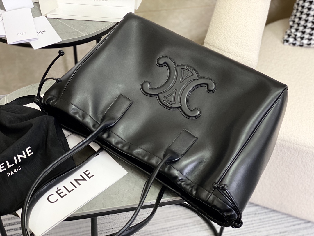 CELINE New Canvas Drawstring Bag