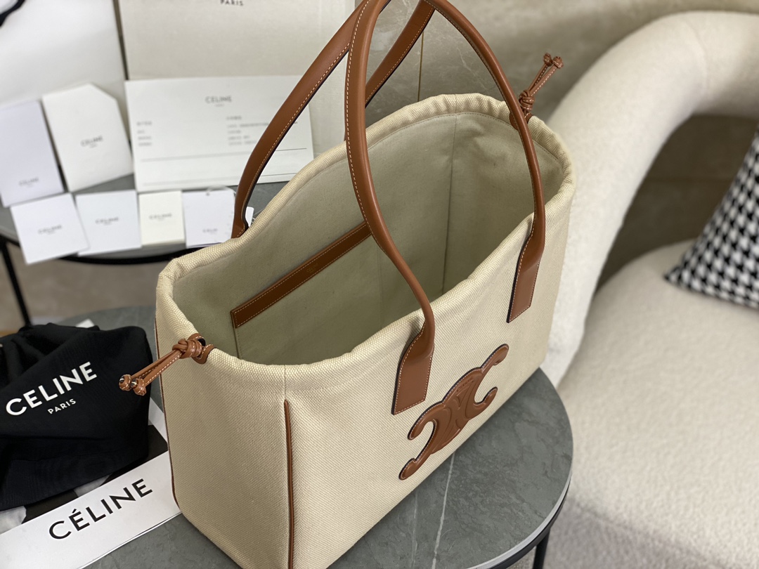 CELINE New Canvas Drawstring Bag