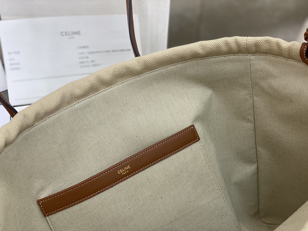 CELINE New Canvas Drawstring Bag