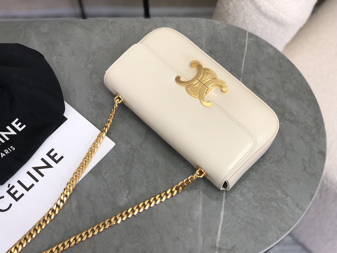 Celine Triomphe Chain Shoulder Bag  