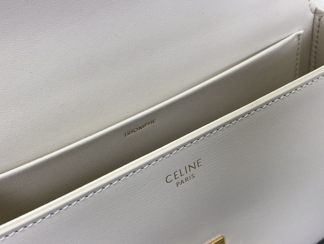 Celine Triomphe Chain Shoulder Bag  