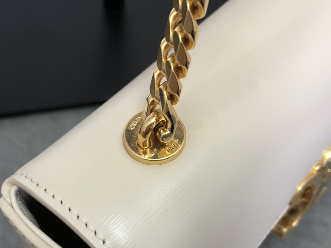 Celine Triomphe Chain Shoulder Bag  