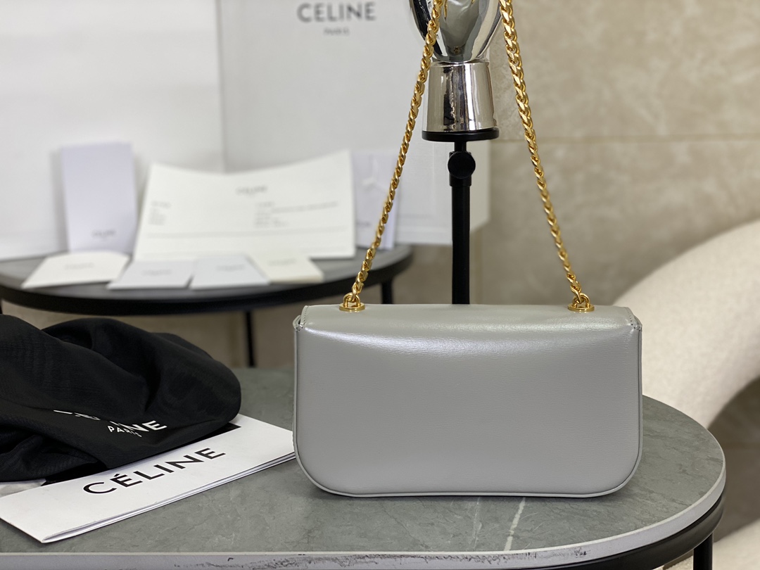 Celine Triomphe Chain Shoulder Bag  