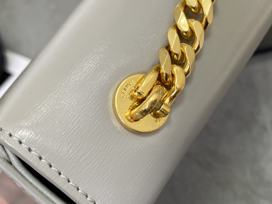 Celine Triomphe Chain Shoulder Bag  