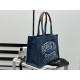 Celine Denim Tote Large, Denim Fabric, Leather Trim, Denim Lining  