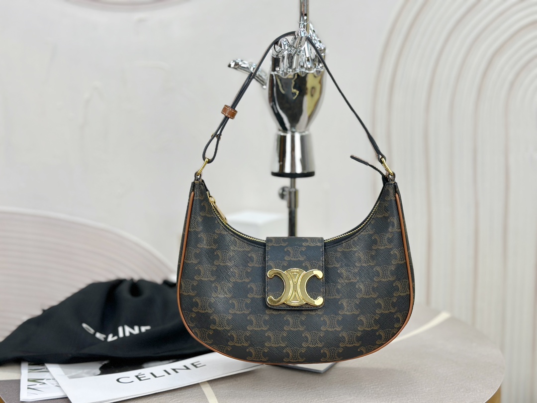 Celine~TRIOMPHE Ava Shoulder Bag  