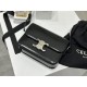 Celine | Triomphe Black Silver Box Bag