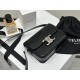 Celine | Triomphe Black Silver Box Bag