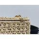 Celine Triomphe Woven Chain Shoulder Bag  