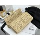 Celine Triomphe Woven Chain Shoulder Bag  