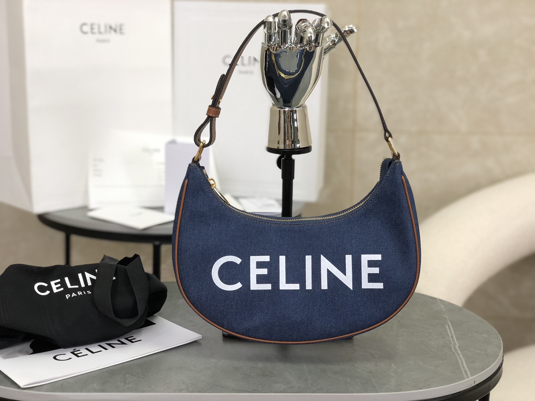 Celine | Ava Denim Shoulder Bag  