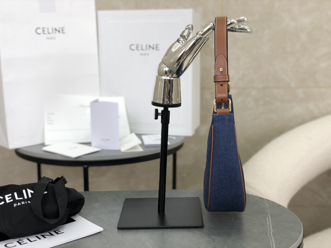 Celine | Ava Denim Shoulder Bag  