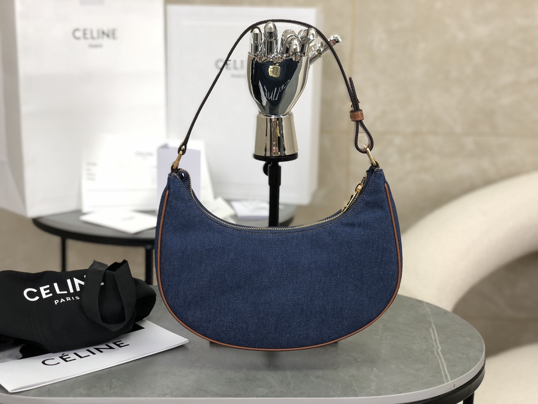 Celine | Ava Denim Shoulder Bag  