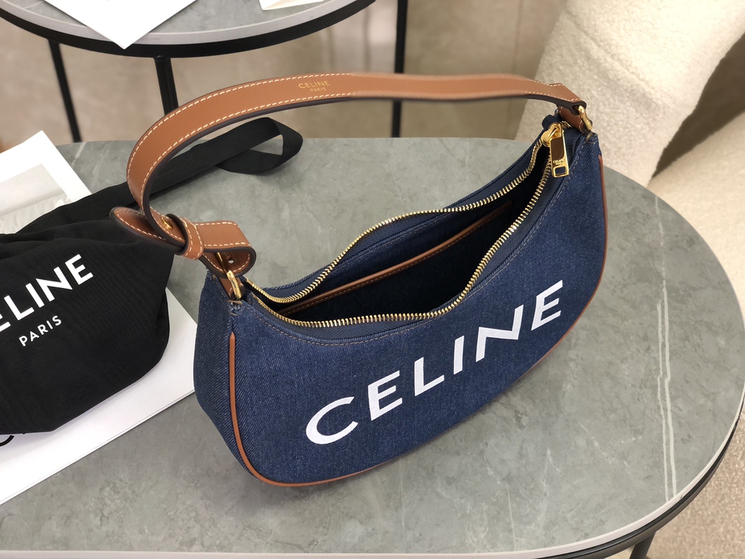 Celine | Ava Denim Shoulder Bag  