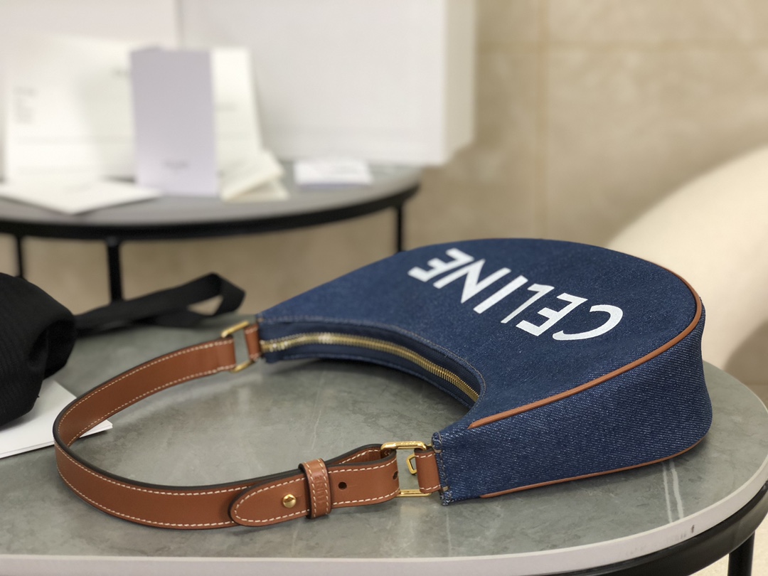 Celine | Ava Denim Shoulder Bag  