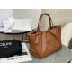 Celine New Full Leather Drawstring Bag, Small Size, Cowhide Leather with Suede Leather Lining  