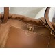 Celine New Full Leather Drawstring Bag, Small Size, Cowhide Leather with Suede Leather Lining  