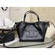 Celine New Full Leather Drawstring Bag, Small Size, Cowhide Leather with Suede Leather Lining  