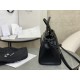 Celine New Full Leather Drawstring Bag, Small Size, Cowhide Leather with Suede Leather Lining  