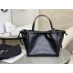 Celine New Full Leather Drawstring Bag, Small Size, Cowhide Leather with Suede Leather Lining  