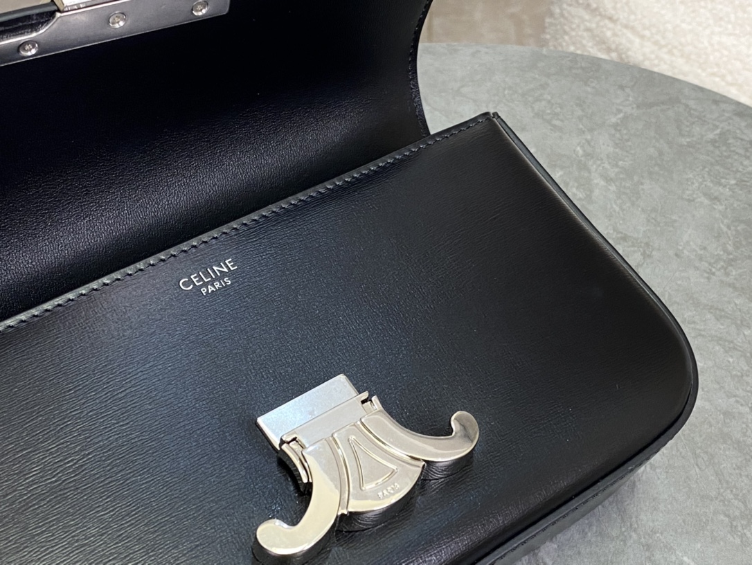 Celine Triomphe Chain Shoulder Bag  