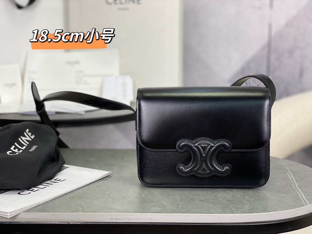 Celine Embossed Mini Black Box  