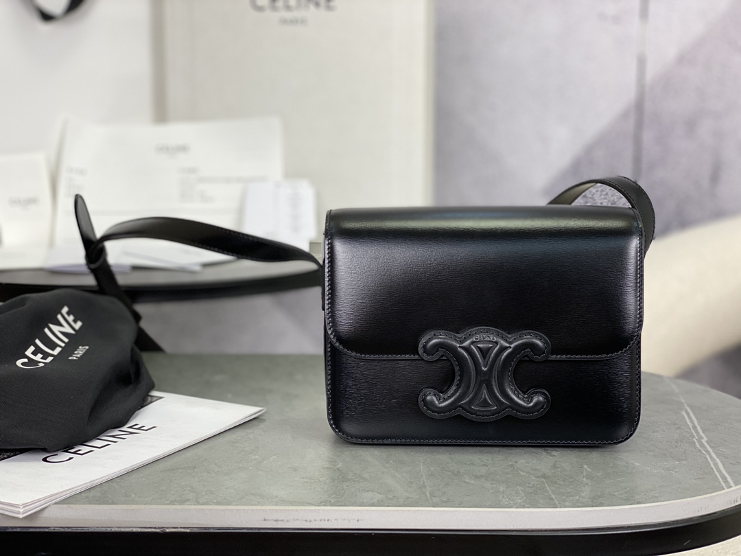 Celine Embossed Mini Black Box  