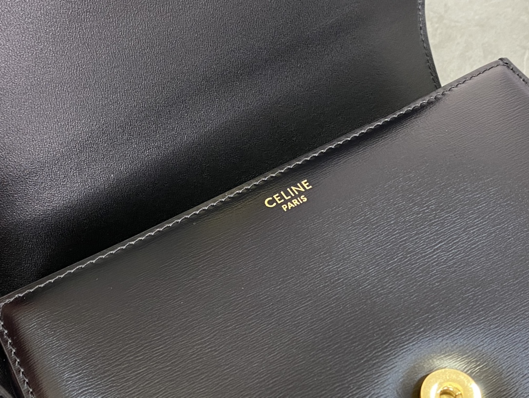 Celine Embossed Mini Black Box  