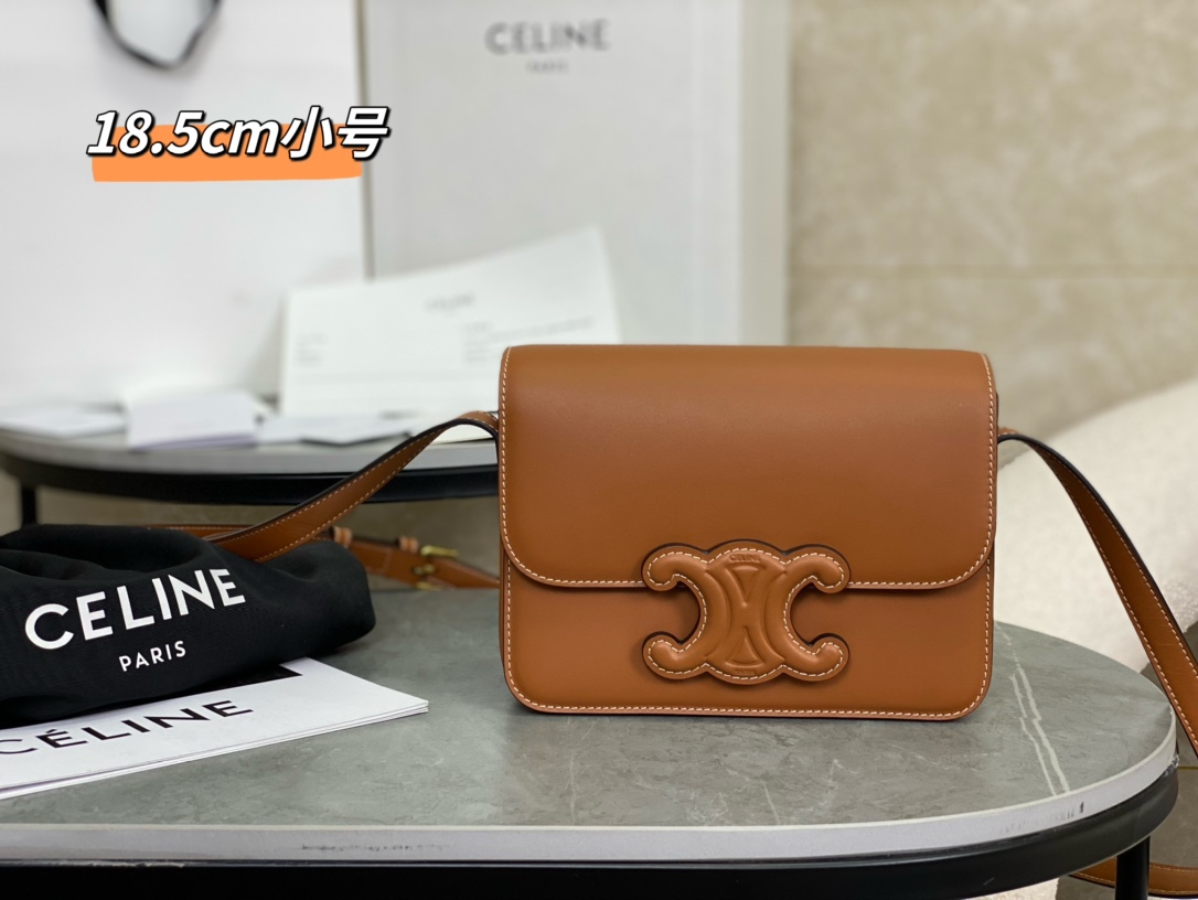 Celine Embossed Mini Brown Box  