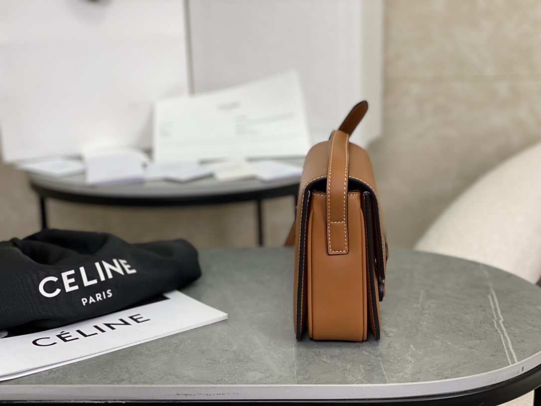 Celine Embossed Mini Brown Box  