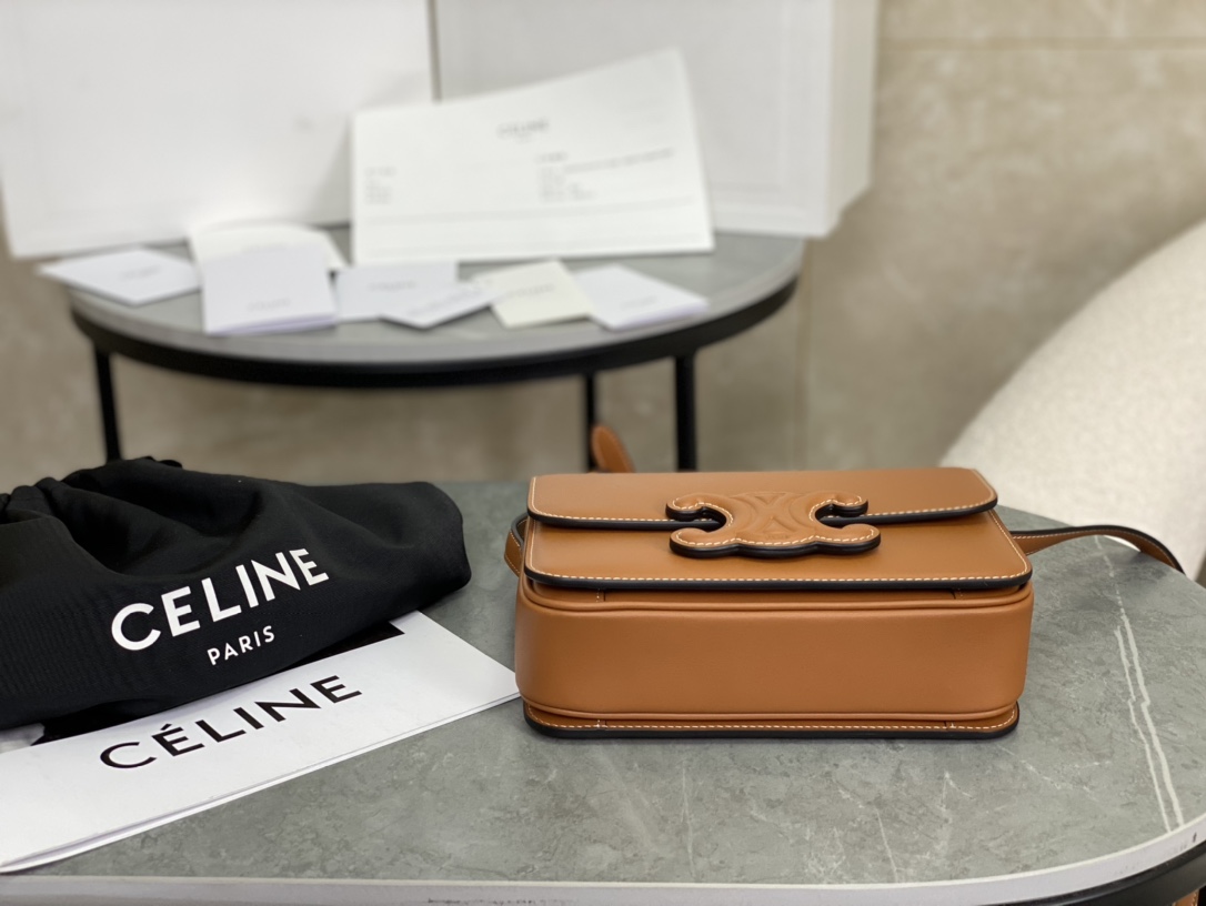 Celine Embossed Mini Brown Box  