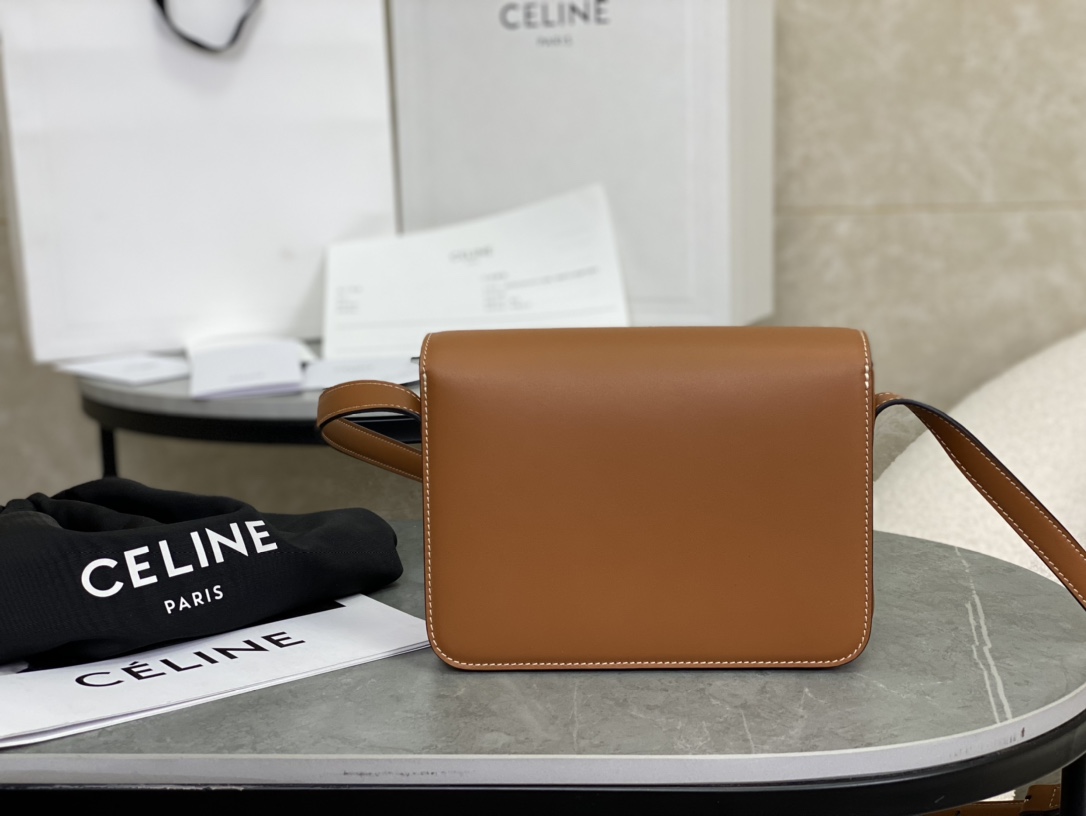 Celine Embossed Mini Brown Box  