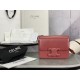 Celine Embossed Mini Vermilion Box, Imported Calfskin Texture  