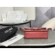 Celine Embossed Mini Vermilion Box, Imported Calfskin Texture  