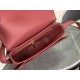 Celine Embossed Mini Vermilion Box, Imported Calfskin Texture  