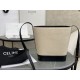 Celina Triomphe Canvas Small Bucket, Imported Leather Material