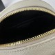 YSL Vinyle Cute Small Round Bag, Imported High-Quality Caviar Leather  