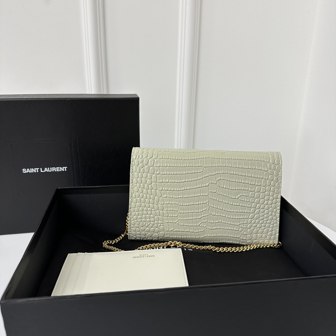 YSL UPTOWN Mini Envelope Bag, Detachable Chain Shoulder Strap  